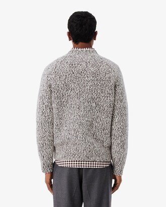 Mercerized Knit Wool Cardigan