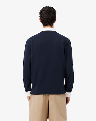 Relaxed Fit-Rugby-Polohemd aus Jersey