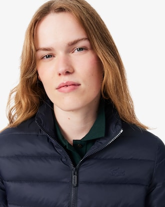 Water-Repellent Quilted Puffed Jacket