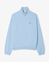 Sweatshirt aus schwerem Fleece mit Rei&szlig;verschluss und hohem Kragen