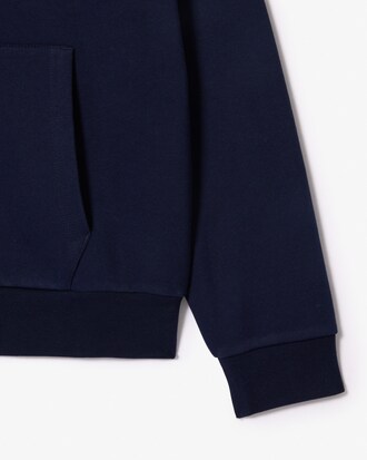 Hoodie aus Fleece mit Reißverschluss