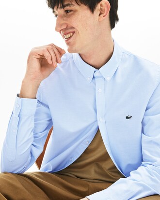 Herren Slim Fit Hemd aus Stretch-Oxford Baumwolle