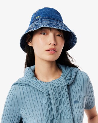 Bob-Hut aus Baumwoll-Twill