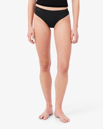 Mesh-Slip mit Logo am Bund