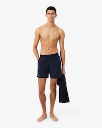 Halblange Badehose mit Colorblock-Design