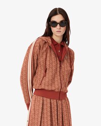 Hoodie aus Jacquard mit Monogramm