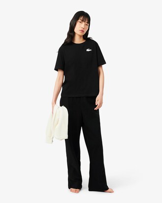 Loungewear-T-Shirt aus Baumwolljersey