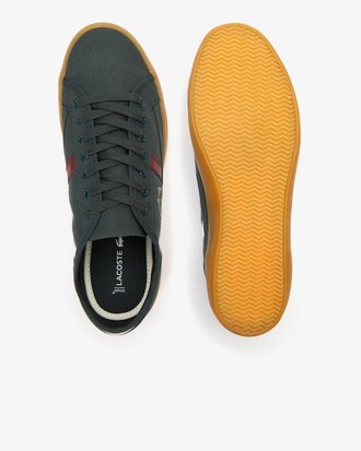 Herren-Sneakers SIDELINE aus Canvas und Zwei-Ton Leder