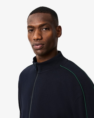 Lounge-Sweatshirt mit Reißverschluss