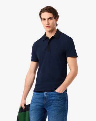 Regular Fit-Polohemd aus Mini-Piqué