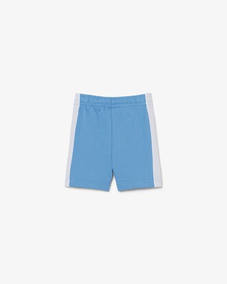 Fleece-Shorts mit Colorblock-Design