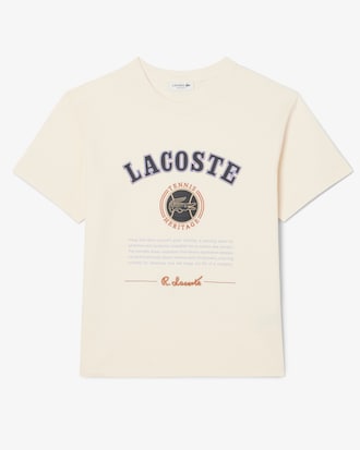 Slim Fit-T-Shirt aus Interlock mit Print