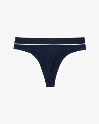 Tangas aus Rippstrick-Baumwolle