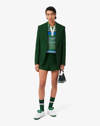 Gestreiftes Slim Fit-Polohemd Runway aus Piqu&eacute;