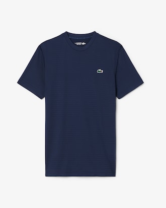 Tennis-T-Shirt aus Stretch-Jacquard mit Ultra-Dry-Technologie