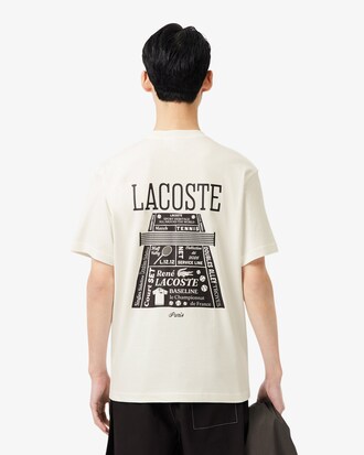 T-Shirt aus schwerer Baumwolle mit Print