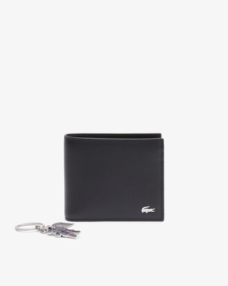 Mittelgroße Brieftasche FG aus Leder mit Schlüsselhalter