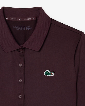 Golf-Polohemd aus Stretchmaterial mit UV-Schutz, Slim Fit