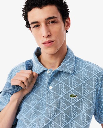 Classic Fit-Polohemd aus Frottee mit Monogramm
