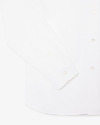 Slim Fit-Hemd aus Baumwollpiqué