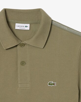 Regular Fit-Polohemd mit Logostreifen
