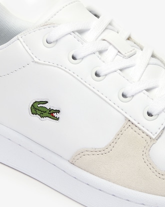 Damen-Sneakers MASTERS CUP aus Leder und Veloursleder