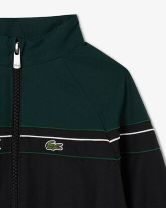 Trainingsanzug aus Diamant-Taft mit Colorblock-Design