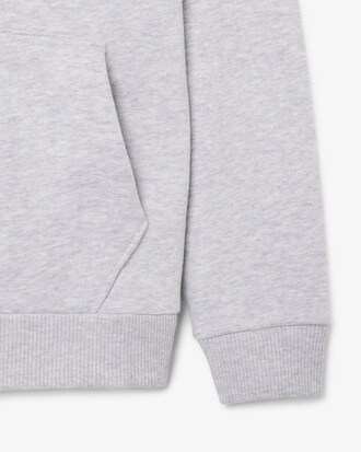 Unisex Hoodie aus Fleece mit Rei&szlig;verschluss