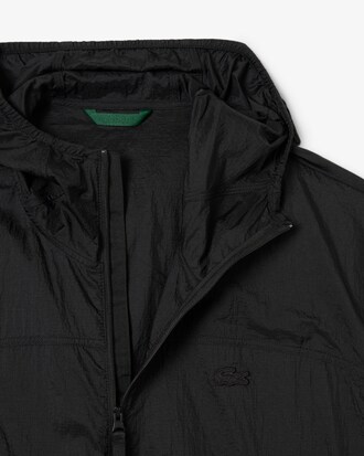 Komprimierbare Jacke aus wasserabweisendem Nylon