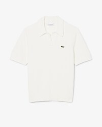 Classic Fit-Polohemd aus Boucl&eacute;-Strick
