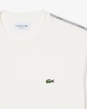 T-Shirt mit Branding-Streifenband