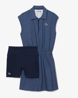 Stretch-Golfkleid mit Print und Ultra-Dry-Technologie