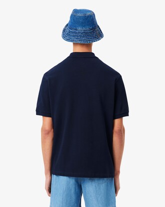 Loose Fit-Polohemd aus schwerem Piqu&eacute;