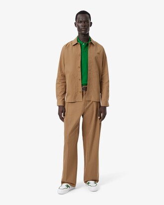 Loose Fit-Hose aus Twill mit Falten