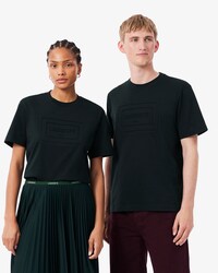 T-Shirt aus schwerer Baumwolle mit Tiefgepr&auml;gtes