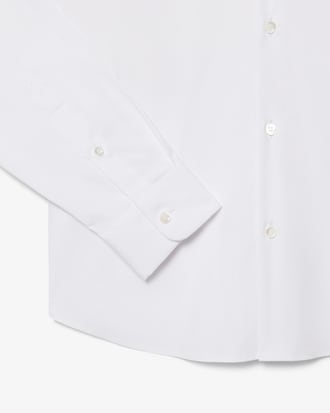 Slim Fit-Hemd aus Stretch-Popeline