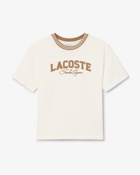 T-Shirt aus Baumwolle mit Lacoste-Branding