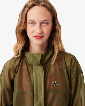 Leichte Tennisjacke mit Krokodil-Print