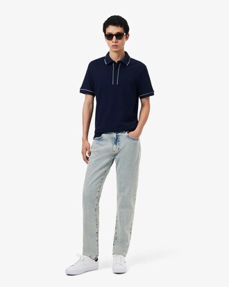 Indigo-Jeans mit 5&nbsp;Taschen, Slim Fit