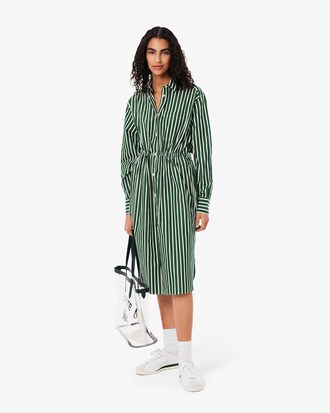 Relaxed Fit-Hemdkleid aus Popeline