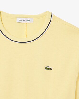 T-Shirt-Kleid mit Kontrasteinfassung aus Jersey