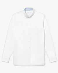 Slim Fit Herren-Hemd aus Baumwoll-Pinpoint mit Stretch