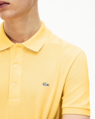 Slim Fit-Polohemd aus dehnbarem Mini&nbsp;Piqu&eacute;