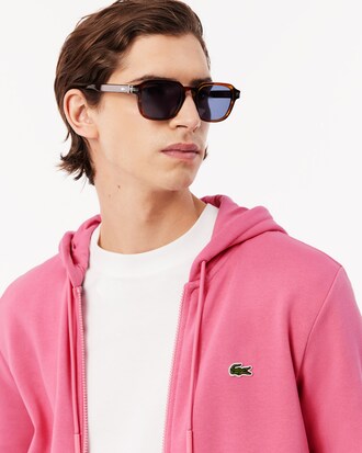 Hoodie aus Fleece mit Reißverschluss