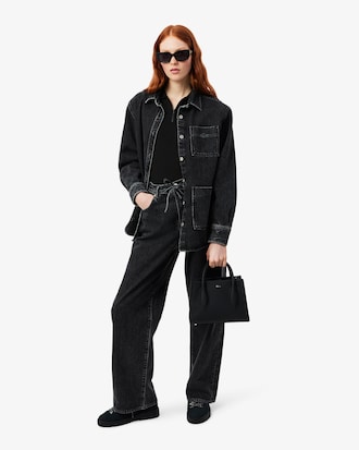 Polohemd mit 3D-Rippstrick