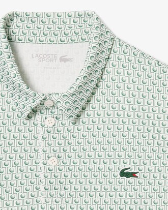 Golf-Polohemd mit Print, Regular Fit