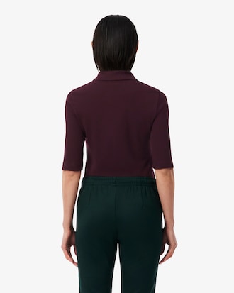 Slim Fit-Polohemd L.12.D mit Dreiviertel&auml;rmeln