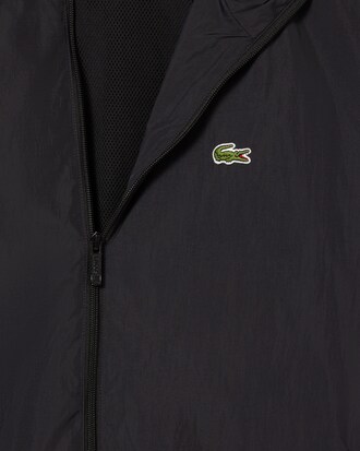 Wasserabweisende Trainingsjacke mit Kapuze