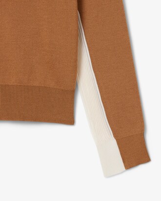 Pullover Runway aus Wollgemisch mit Polokragen