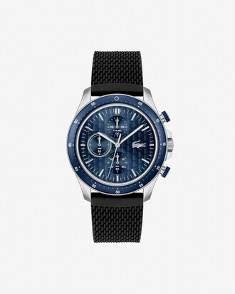 Neoheritage Chronograph aus schwarzem Silikon